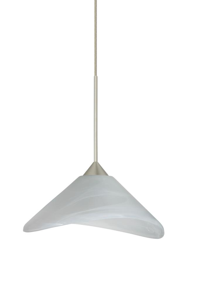 Besa Pendant For Multport Canopy Hoppi Satin Nickel Marble 1x50W Halogen