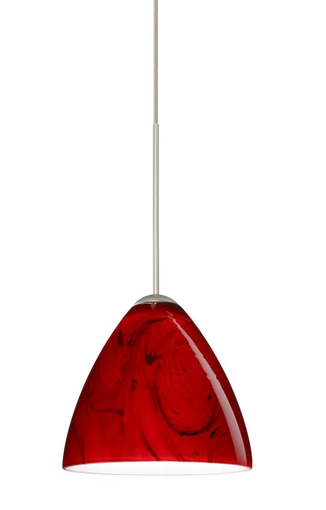 Besa Pendant Mia Satin Nickel Magma 1x50W Halogen