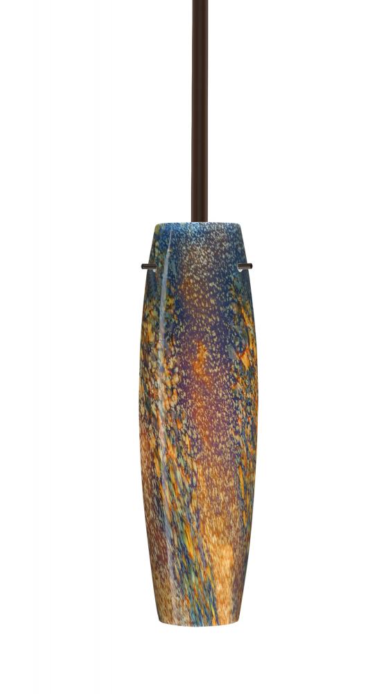 Besa Tu Tu Stem Pendant Bronze Ceylon 1x50W Candelabra