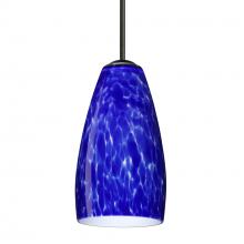 Besa Lighting 1BT-150986-LED-BK - Besa Chrissy Pendant Black Blue Cloud 1x9W LED