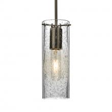 Besa Lighting 1JC-JUNI10CL-BR-L - Besa, Juni 10 Cord Pendant, Clear Bubble, Bronze, 1x60W Medium Base, 15Ft. Cord