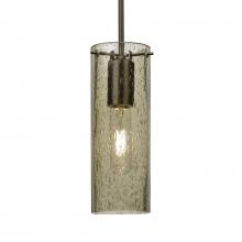 Besa Lighting 1JC-JUNI10LT-BR-L - Besa, Juni 10 Cord Pendant, Latte Bubble, Bronze, 1x60W Medium Base, 15Ft. Cord