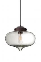 Besa Lighting 1JT-MIRACL-BR - Besa Mira Pendant Bronze Clear 1x60W T10