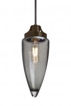 Besa Lighting 1JT-SULUSM-BR - Besa, Sulu Cord Pendant, Smoke Bubble, Bronze Finish, 1x60W Medium Base