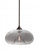 Besa Lighting 1TT-BANASM-BR - Besa Stem Pendant Bana Bronze Smoke 1x60W Medium Base