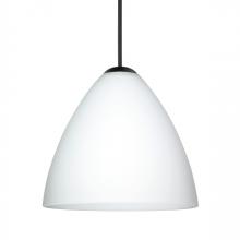 Besa Lighting 1XC-177907-BK - Besa Pendant Mia, Black Finish, Opal Matte 1x50W MAX GY6.35 Base