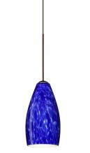 Besa Lighting 1XC-719886-BR - Besa Pendant Karli Bronze Blue Cloud 1x50W Halogen