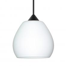 Besa Lighting 1XT-560507-BK - Besa Pendant Tay Tay, Black Finish, Opal Matte 1x50W MAX GY6.35 Base