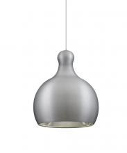 Besa Lighting 1XT-FELIX-LED-SN - Besa, Felix Cord Pendant, Satin Nickel Finish, 1x9W LED