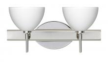 Besa Lighting 2SW-467907-CR - Besa Wall Brella Chrome White 2x40W G9