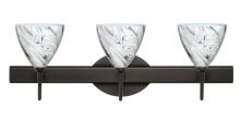 Besa Lighting 3SW-1779MG-BR - Besa Wall Mia Bronze Marble Grigio 3x40W G9