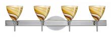 Besa Lighting 4SW-1779HN-LED-CR - Besa Wall Mia Chrome Honey 4x5W LED