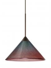 Besa Lighting RXP-117691-LED-BR-L - Besa Pendant Kona Bronze Bi-Color 1x5W LED, 15Ft. Cord