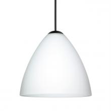 Besa Lighting RXP-177907-LED-BK - Besa Pendant Mia, Black Finish, Opal Matte 1x5W LED