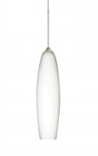 Besa Lighting RXP-439507-LED-SN - Besa Pendant Zumi Satin Nickel Opal Matte 1x5W LED