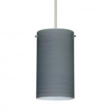 Besa Lighting RXP-4404TN-LED-SN - Besa Stilo 7 Pendant Titan Satin Nickel 1x5W LED