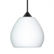 Besa Lighting RXP-560507-LED-BK - Besa Pendant Tay Tay, Black Finish, Opal Matte 1x5W LED