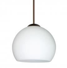 Besa Lighting RXP-565807-BR-L - Besa Pendant Palla 5 Bronze Opal Matte 1x50W Halogen, 15Ft. Cord