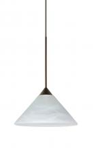 Besa Lighting X-117652-BR - Besa Pendant For Multiport Canopy Kona Bronze Marble 1x50W Halogen