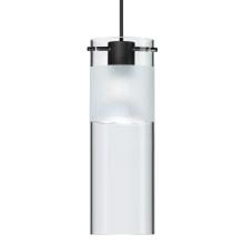 Besa Lighting X-6527EC-BK - Besa Pendant For Multiport Canopy Scope 7, Black Finish, Clear/Frost 1x50W MAX GY6.35 Base