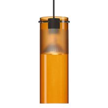 Besa Lighting X-6527EG-BK - Besa Pendant For Multiport Canopy Scope 7, Black Finish, Armagnac/Frost 1x50W MAX GY6.35 Base