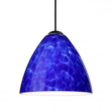 Besa Lighting XP-177986-LED-BK - Besa Pendant Mia, Black Finish, Blue Cloud 1x5W LED