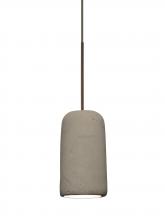 Besa Lighting XP-GLIDETN-LED-BR-L - Besa Glide Cord Pendant, Tan, Bronze Finish, 1x2W LED, 15Ft. Cord