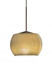 Besa Lighting XP-KENOGD-LED-BR - Besa, Keno Cord Pendant, Gold Sand, Bronze Finish, 1x3W LED