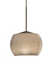 Besa Lighting XP-KENOSM-LED-BR - Besa, Keno Cord Pendant, Smoke Sand, Bronze Finish, 1x3W LED