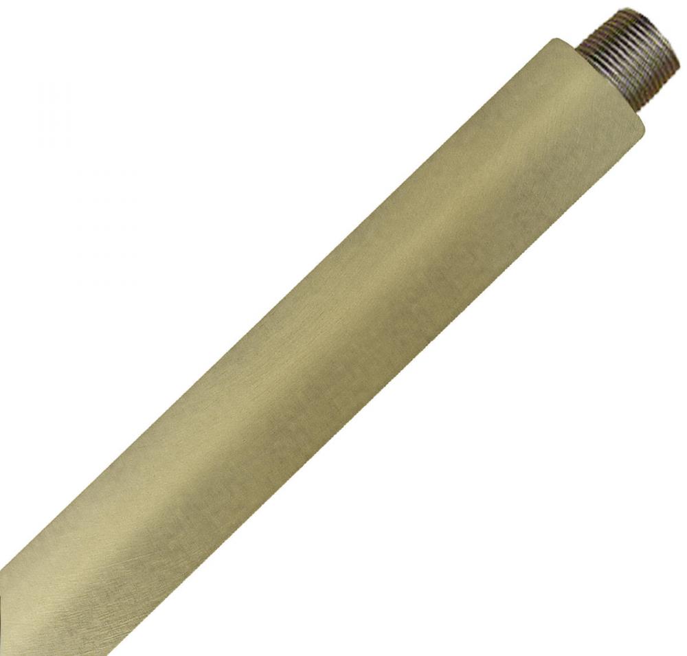 9.5&#34; Extension Rod in Warm Brass Lustre