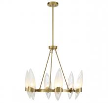 Savoy House 1-5500-6-322 - Nouvel 6-Light Chandelier in Warm Brass