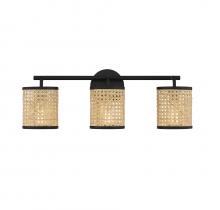 Savoy House 8-1648-3-BK - Jaylar 3-Light Bathroom Vanity Light in Matte Black