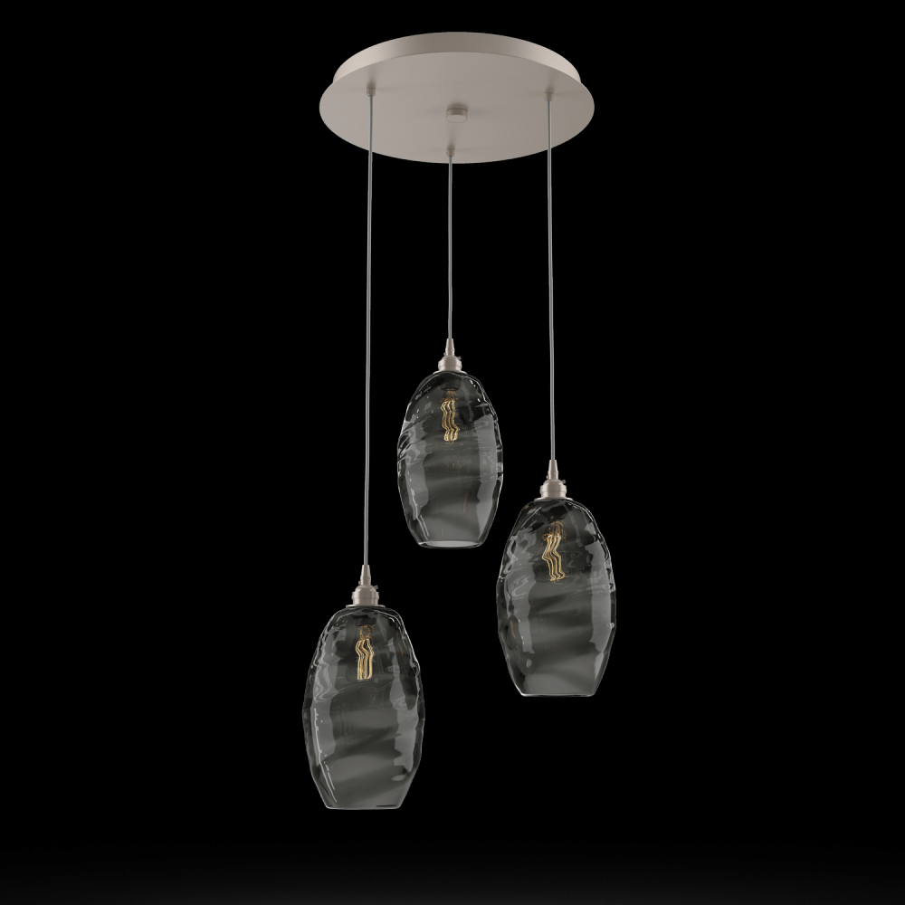 Ellisse Round 3pc Multi-Pendant