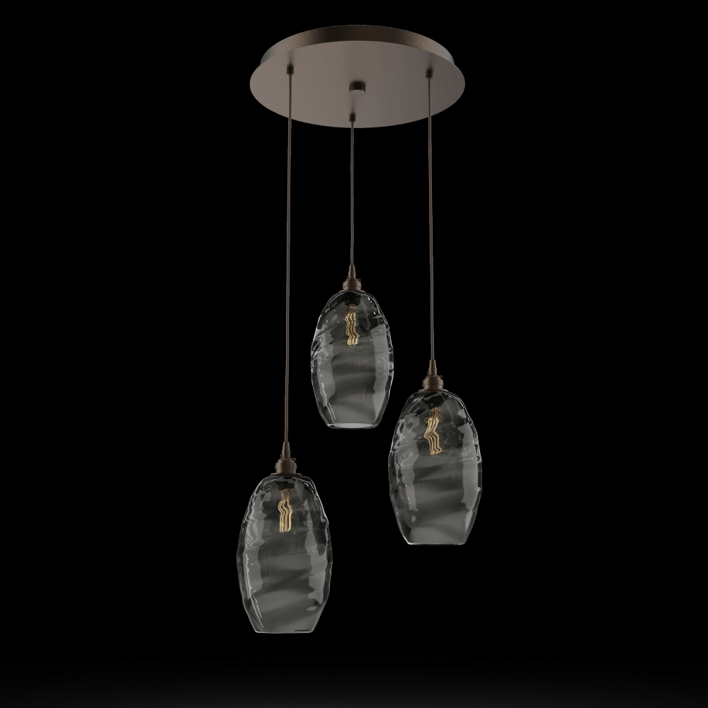 Ellisse Round 3pc Multi-Pendant