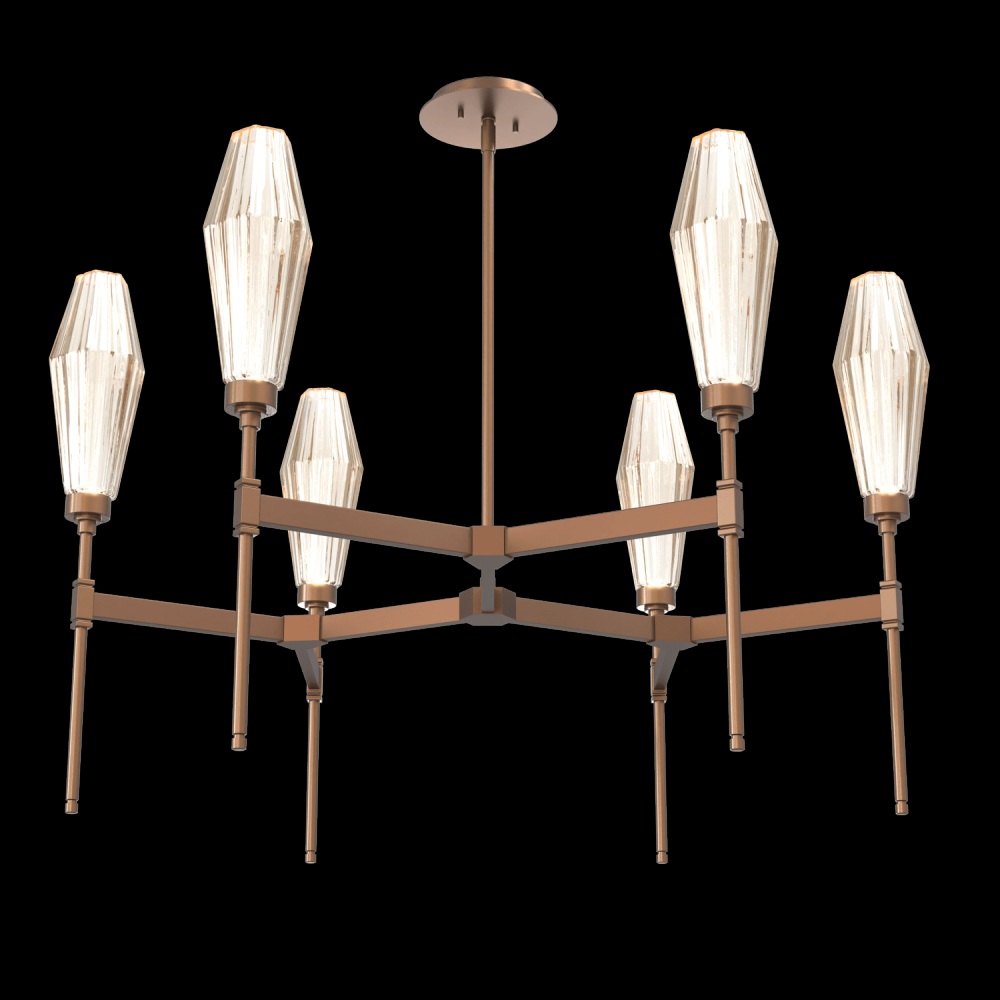 Aalto Round Chandelier-37-Burnished Bronze