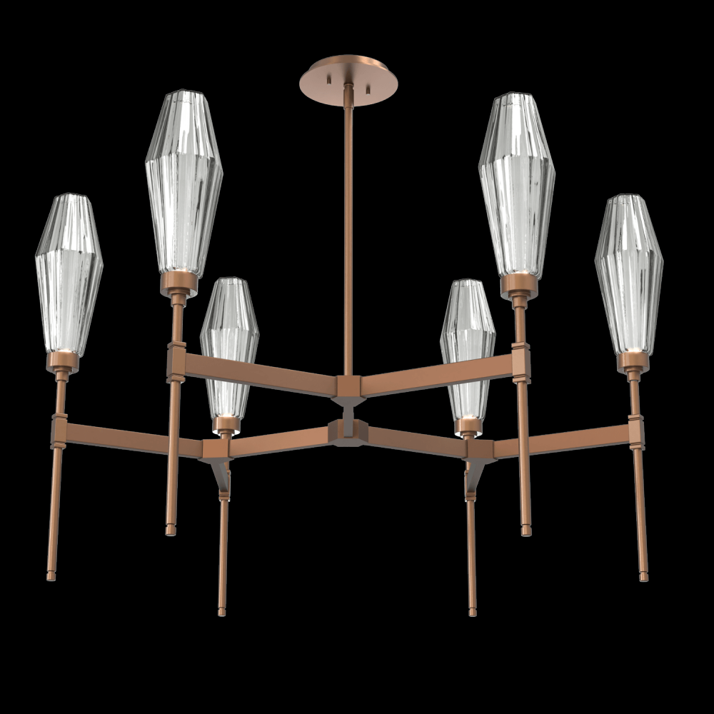 Aalto Round Belvedere Chandelier-37-Burnished Bronze