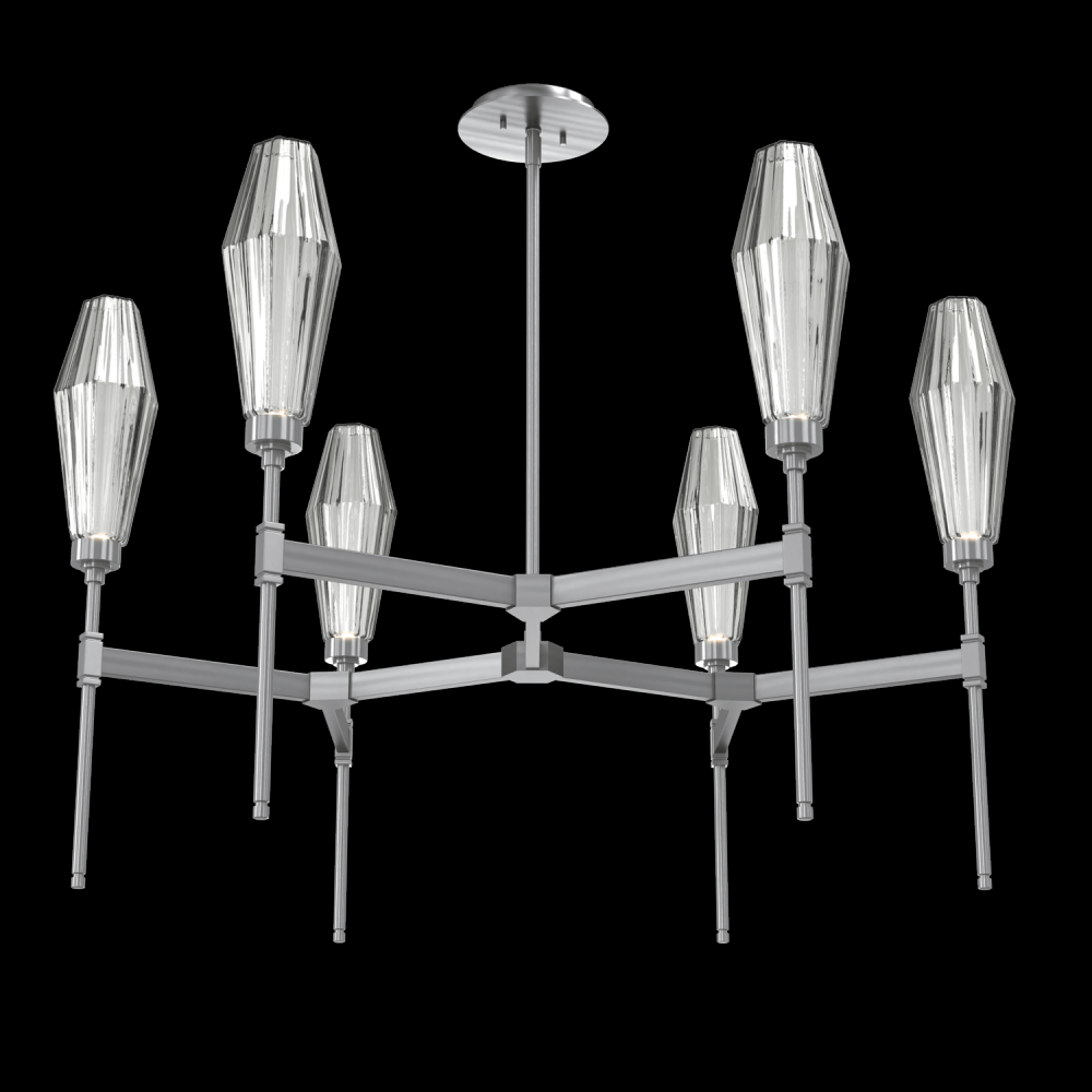 Aalto Round Belvedere Chandelier-37-Gunmetal