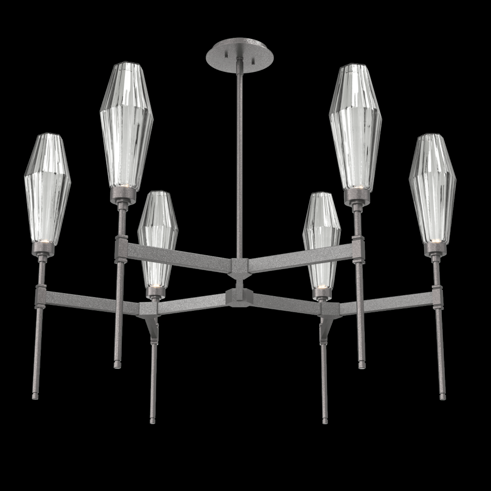 Aalto Round Belvedere Chandelier-37-Graphite