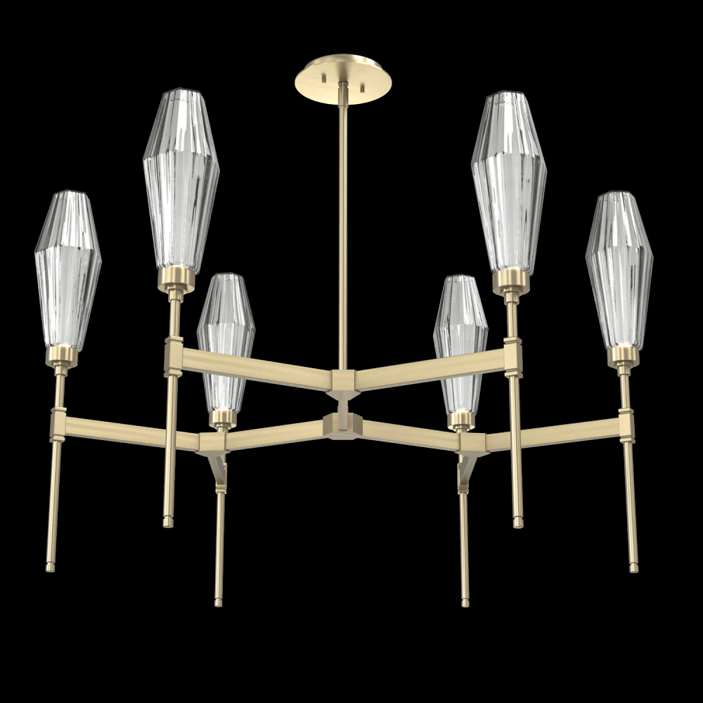 Aalto Round Belvedere Chandelier-37-Heritage Brass