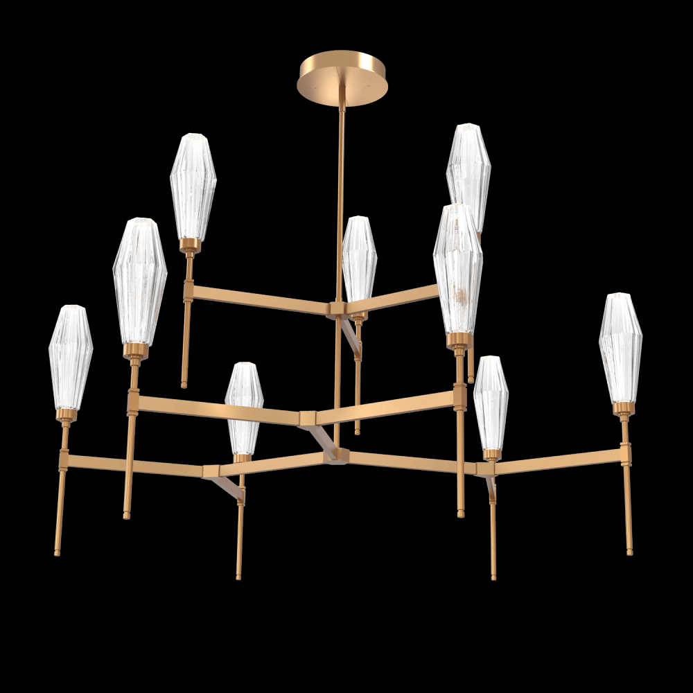 Aalto Round Belvedere Chandelier-54-Novel Brass