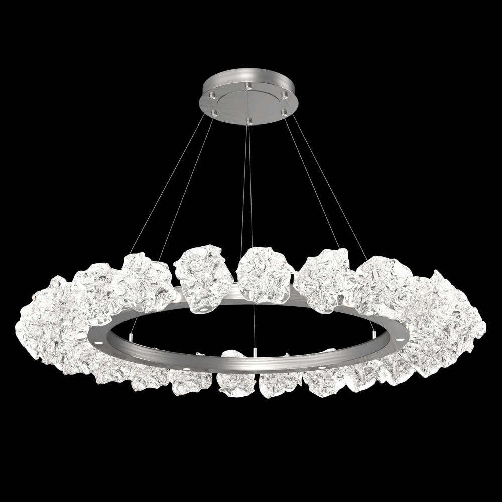 Blossom Ring Chandelier - 50-Satin Nickel