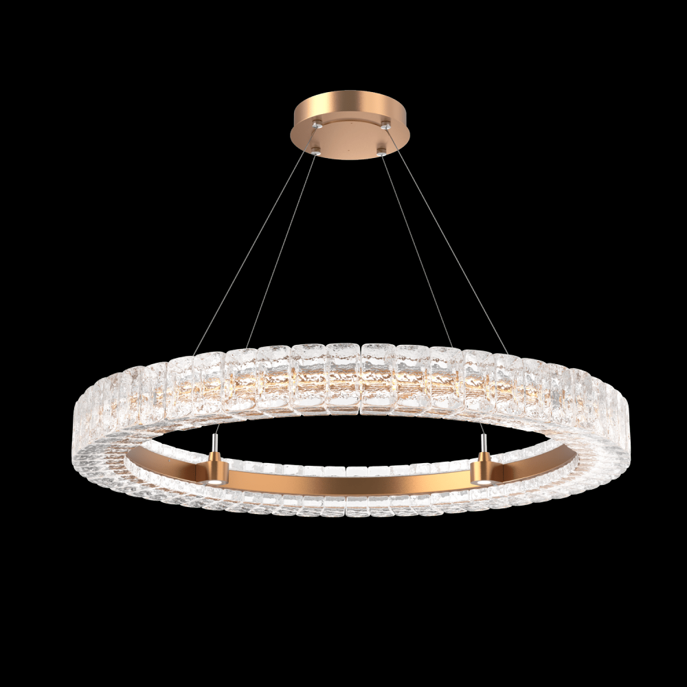 Asscher Ring 36&#34;-Novel Brass-Asscher Clear