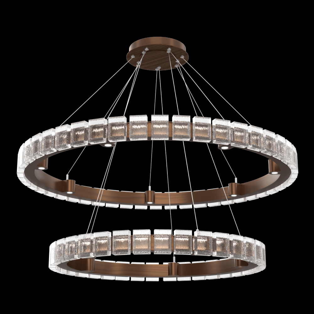 Tessera 38&#34; & 50&#34; Two-Tier Ring-Oil Rubbed Bronze