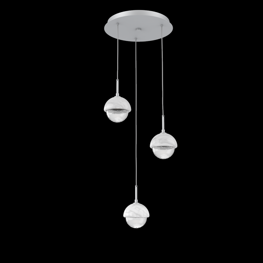 Cabochon Round Pendant Chandelier