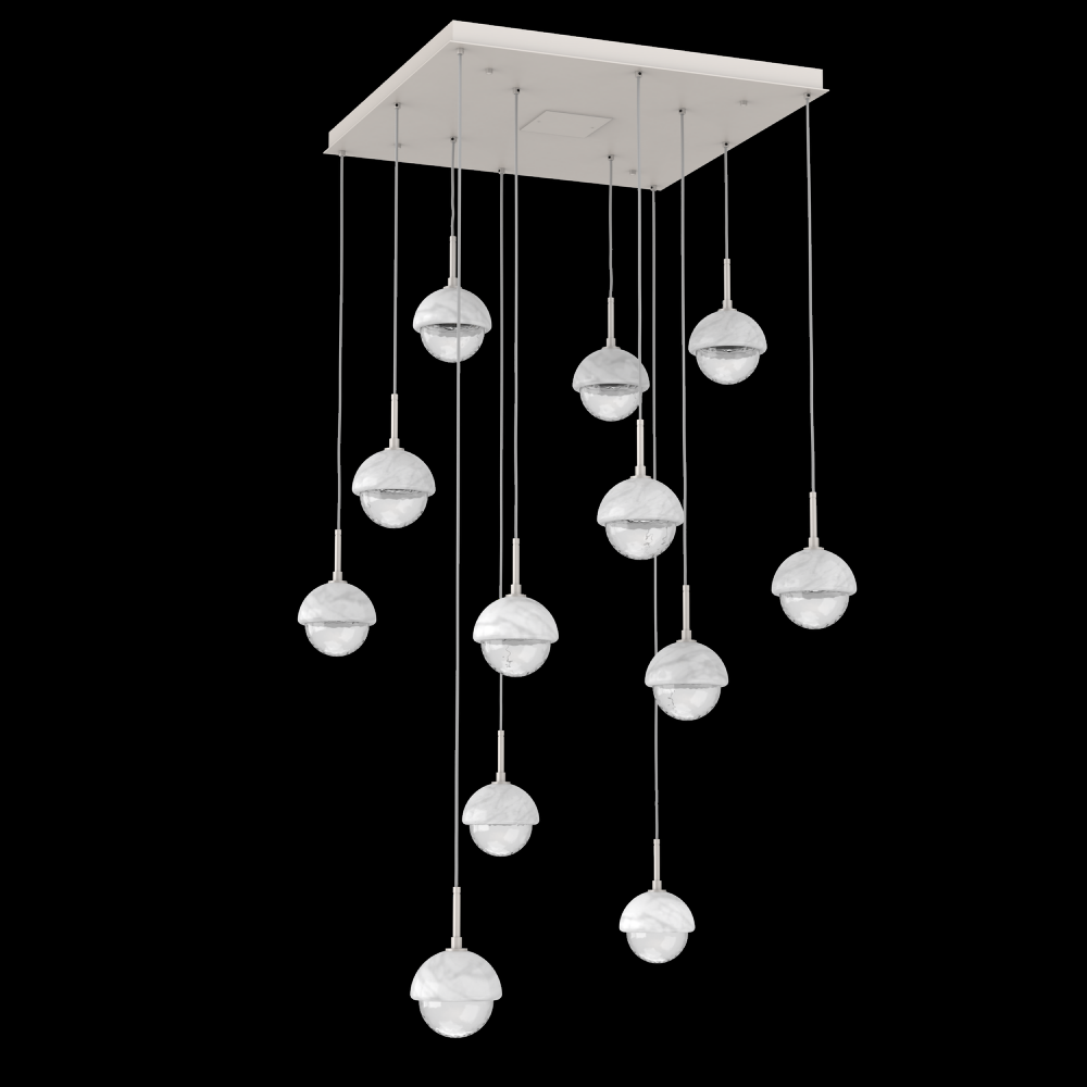 Cabochon Square Pendant Chandelier