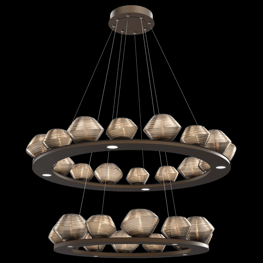 Mesa 36&#34; & 48&#34; Two-Tier Ring-Flat Bronze