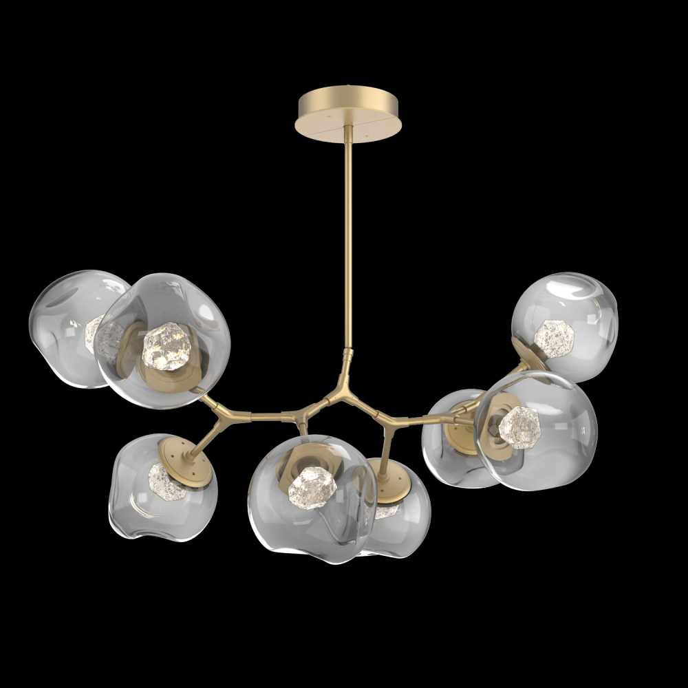 Luna 8pc Branch-Gilded Brass-Zircon Inner