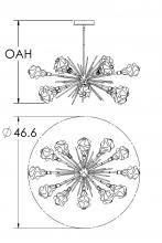 Hammerton PLB0059-0A-BS-BC-001-L1 - Blossom Oval Starburst - 0A 30"