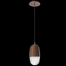 Hammerton LAB0079-01-BB-PC-C01-L1 - Pebble Pendant-Burnished Bronze-Pebble Clear