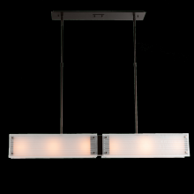 Hammerton PLB0044-44-BB-BG-001-E2 - Textured Glass Linear Suspension-44